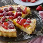 Obstkuchen mit Pudding 2 Obstkuchen mit Pudding