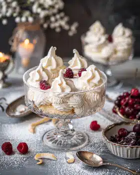 Vanillekipferl Kirsch Dessert