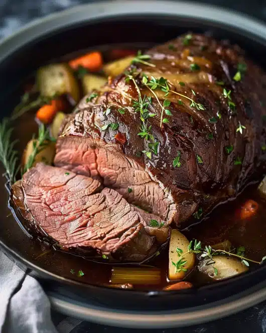 Rinderbraten mit Schmorgemüse