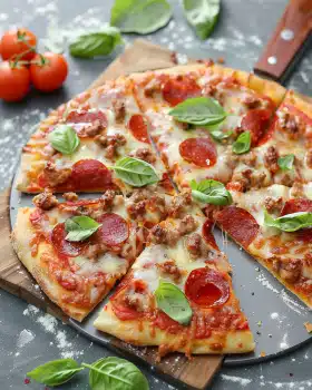High Protein Pizza
