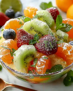 Zesty Citrus Mint Fruit Fiesta