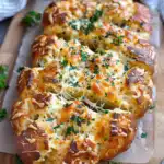 Käse Knoblauch Zupfbrot (Rezept aus Brötchenteig) 2 Käse Knoblauch Zupfbrot (Rezept aus Brötchenteig)
