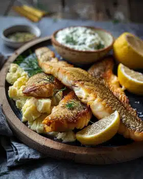 Backfisch im Bierteig
