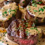 Steak Diane mit cremiger Cognac-Sauce 2 Steak Diane mit cremiger Cognac-Sauce