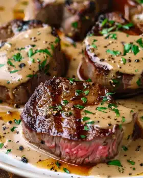 Steak Diane mit cremiger Cognac-Sauce