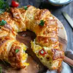 Rührei-Ring aus Croissant-Teig mit ganz viel Käse 2 Rührei-Ring aus Croissant-Teig mit ganz viel Käse