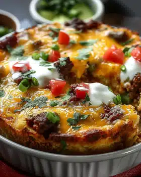 Würzige Hatch Chili Frühstücks-Casserole-Tassen