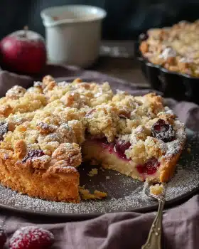 Zwetschgenkuchen mit Streusel