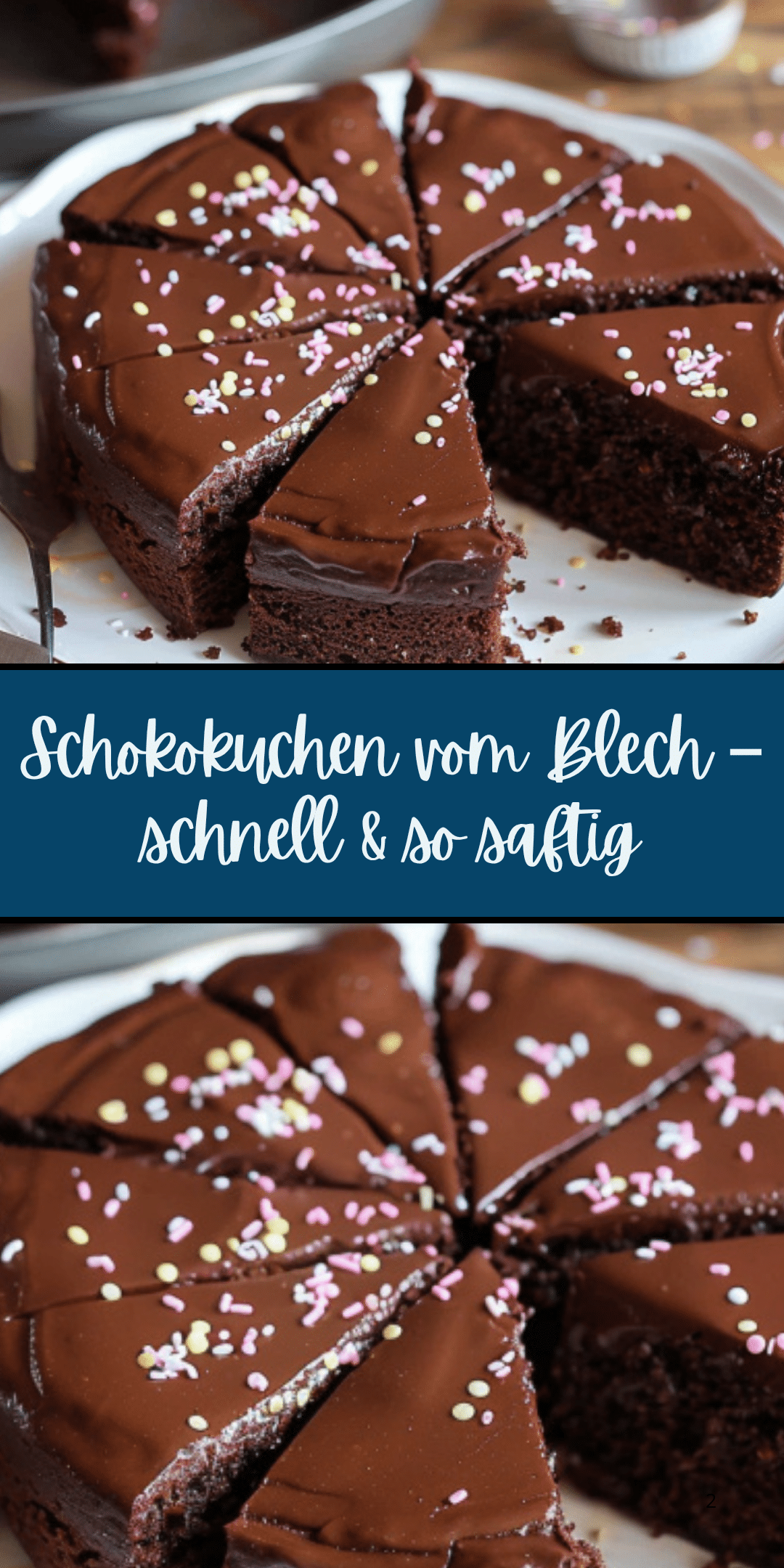 Schokokuchen vom Blech – Schnell &amp; So Saftig | Oma Kochen