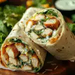 Crispy Chicken Caesar Wrap 2 Crispy Chicken Caesar Wrap