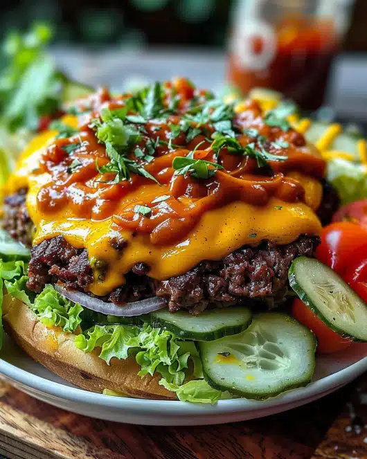 Cheeseburger-Salat