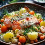 Leckerer russischer Lachs und Kartoffelsalat 2 Leckerer russischer Lachs und Kartoffelsalat