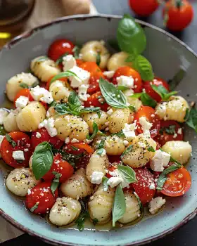 Gnocchi-Salat mit Feta und Tomaten – Ein mediterraner Genuss