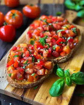 Bruschetta Rezept mit Tomaten