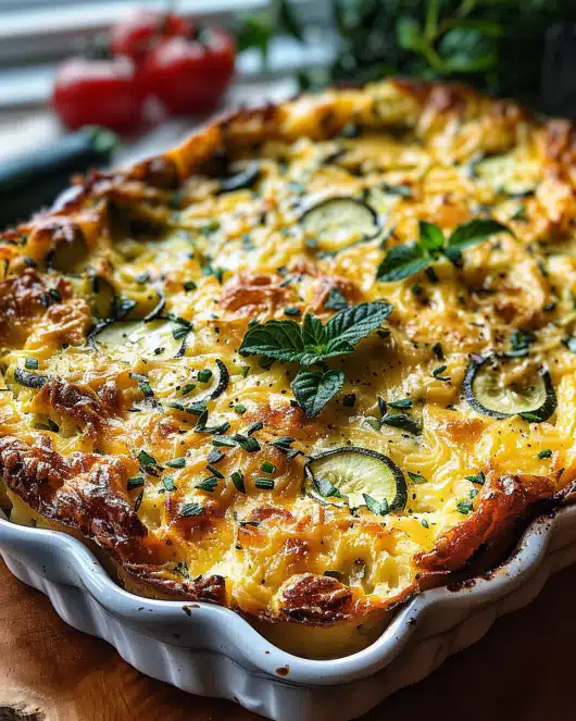 Käse-Zucchini-Auflauf Freude