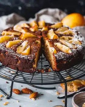 Veganer Birnen-Kuchen