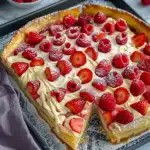 Ofenpfannkuchen mit Erdbeeren & weißer Schokolade 2 Ofenpfannkuchen mit Erdbeeren & weißer Schokolade