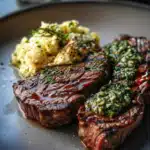 Rumpsteak mit Kräuterbutter 2 Rumpsteak mit Kräuterbutter