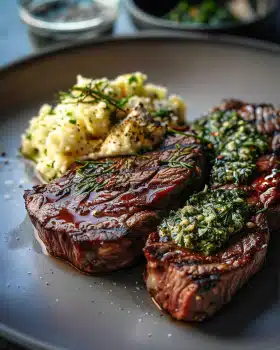 Rumpsteak mit Kräuterbutter