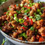Hackfleisch-Hähnchen chinesische Rezepte für