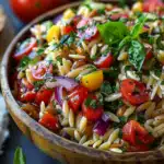 Mediterraner Orzo Salat 2 Mediterraner Orzo Salat