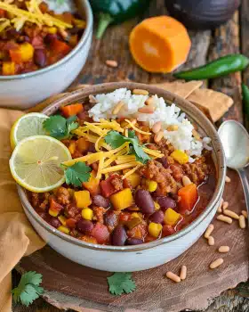 Chili con Carne Vegetarisch – mit Süßkartoffel