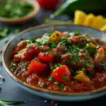 Grüne Bohnen Tomatensauce Eintopf