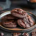 Schokocookies mit Schokoladenstückchen 2 Schokocookies mit Schokoladenstückchen