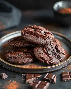 Schokocookies mit Schokoladenstückchen