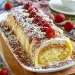 Spaghetti Eis Dessert Rolle ohne Backen 2 Spaghetti Eis Dessert Rolle ohne Backen