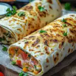 Käse-Geschmack Hühnchen Wraps: Köstliche und unkomplizierte Mahlzeit 2 Käse-Geschmack Hühnchen Wraps: Köstliche und unkomplizierte Mahlzeit