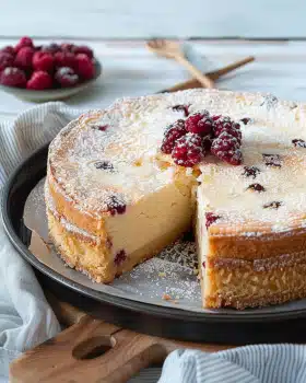 Käsekuchen mit Rosinen – Ein Klassiker aus Omas Küche