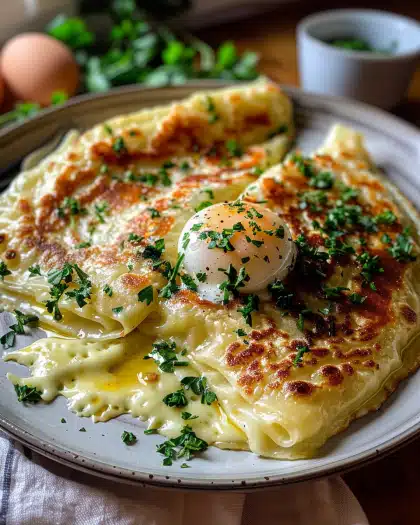 Maultaschen mit Ei